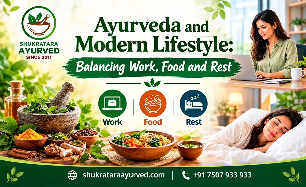 Ayurveda and Modern Lifestyle Balancing Work, Food and Rest