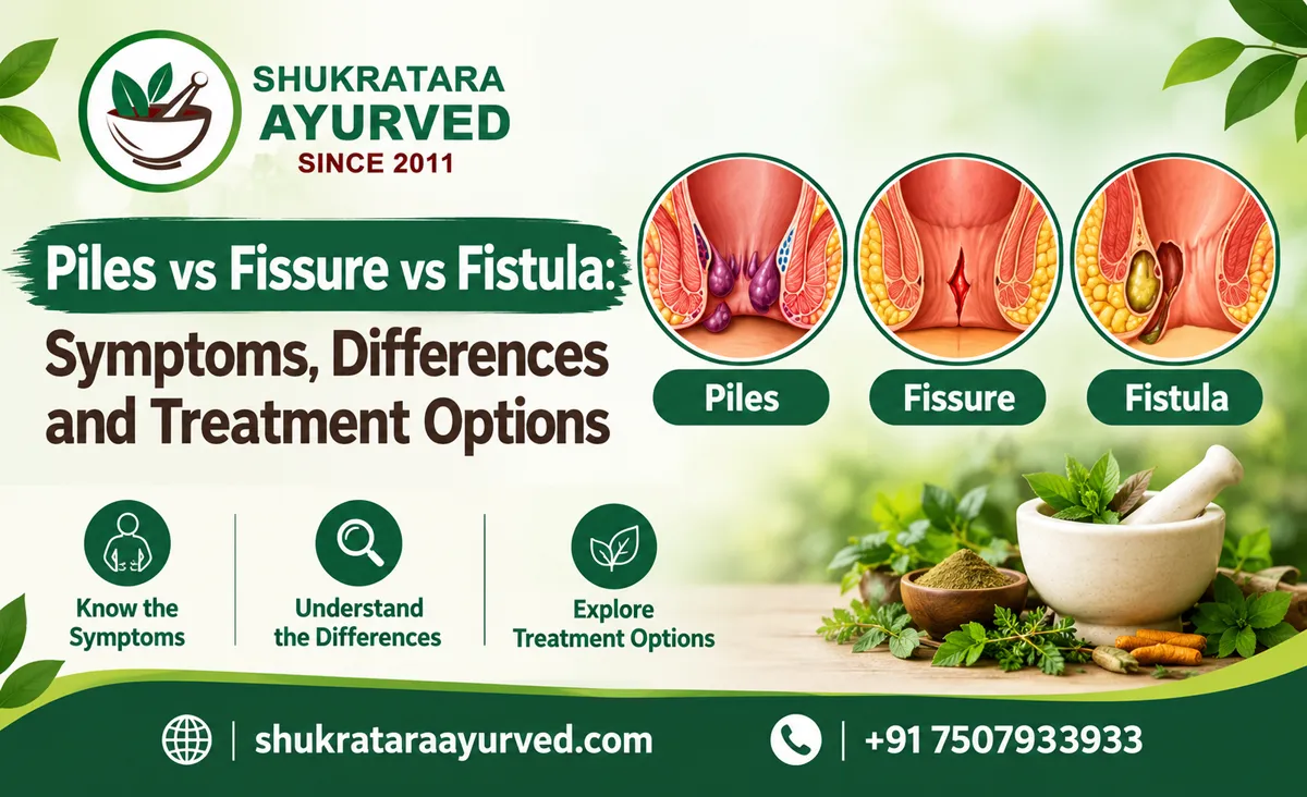 Piles vs Fissure vs Fistula Symptoms, Differences and Treatment Options